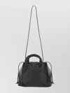 Hereu Stylish Shoulder Bag Braided Handles In Black