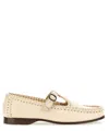 Hereu Buckle Detail Loafers In Neutral