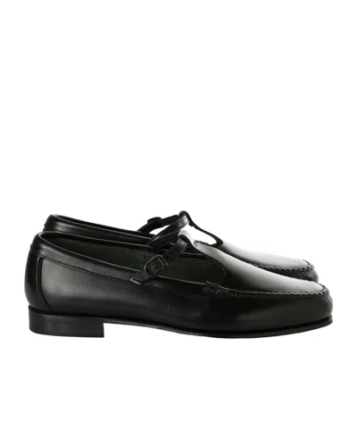 Hereu T-bar Loafer In Black