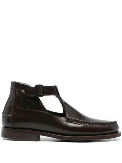 HEREU T-BAR LOW CUT MOCCASIN BOOT