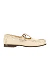 Hereu Buckle Detail Loafers In Neutral