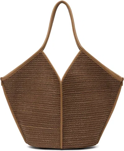 Hereu Tan Calella Raffia Tote
