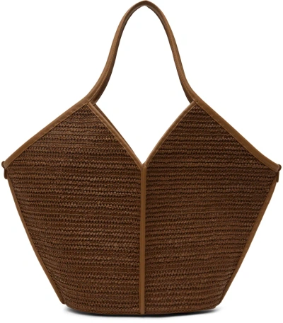 Hereu Tan Calella Raffia Tote