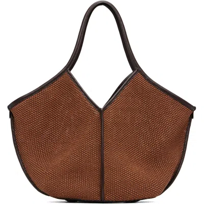 Hereu Tan Calella Soft Raffia Tote