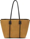 Hereu Tan Forna Suede Tote In Tan/dark Brown