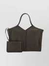 Hereu Textured Tote Bag Dual Handles