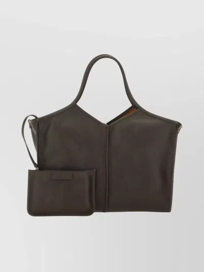 Hereu Textured Tote Bag Dual Handles