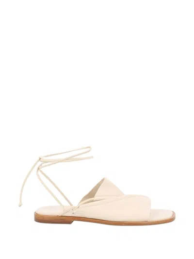 Hereu Tie-fastening Flat Sandals In Multi