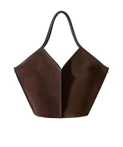 Hereu Top Handle Tote Bag In Brown