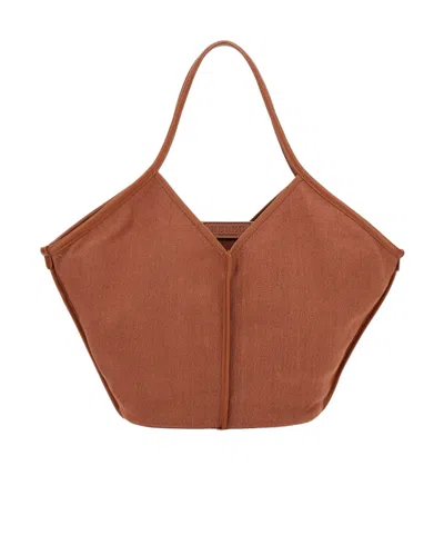 Hereu Top Handle Tote Bag In Brown
