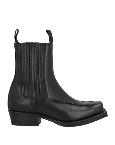 Hereu Woman Ankle Boots Black Size 7 Leather