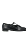 Hereu Woman Ballet Flats Black Size 8 Leather In Black