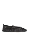 Hereu Black Dansa Mary Jane Ballerina Flats
