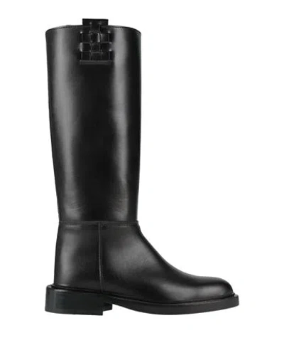 Hereu Woman Boot Black Size 8 Leather