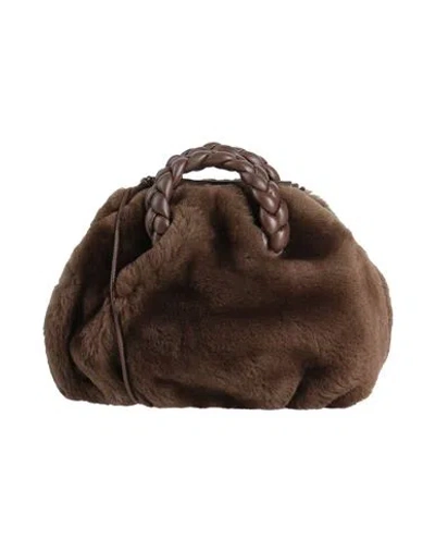 Hereu Woman Handbag Brown Size - Shearling