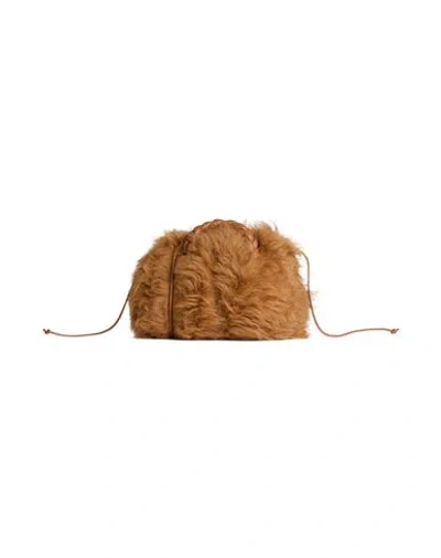 Hereu Woman Handbag Camel Size - Leather In Sand