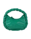 Hereu Woman Handbag Green Size - Leather