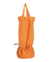 Hereu Woman Handbag Orange Size - Textile Fibers, Soft Leather