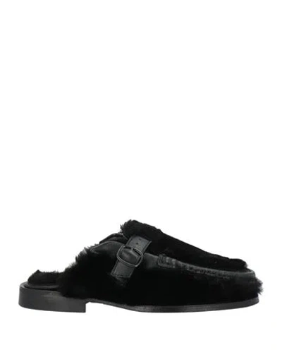 Hereu Woman Mules & Clogs Black Size 8 Leather