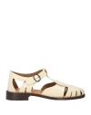 Hereu Woman Sandals Beige Size 7 Leather In Nude