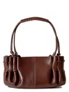 Hereu Women Arta Leather Shoulder Bag In Leather Brown