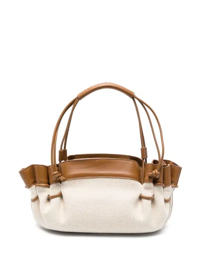 Hereu Arta Canvas Shoulder Bag In Brown