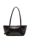 Hereu Rectangular Shoulder Bag Double Handles In Black