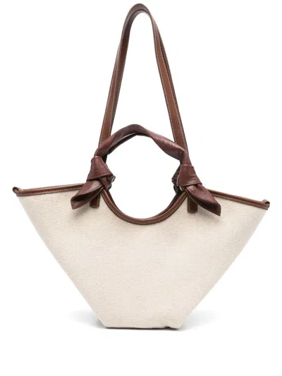Hereu Women Fonol Small Canvas Tote In Multicolor