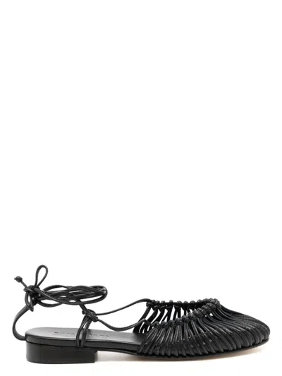 HEREU WOMEN'S MANTERA LEATHER BALLETS SANDAL
