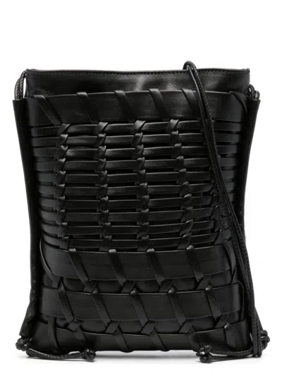 Hereu Trena Leather Crossbody Bag In Black