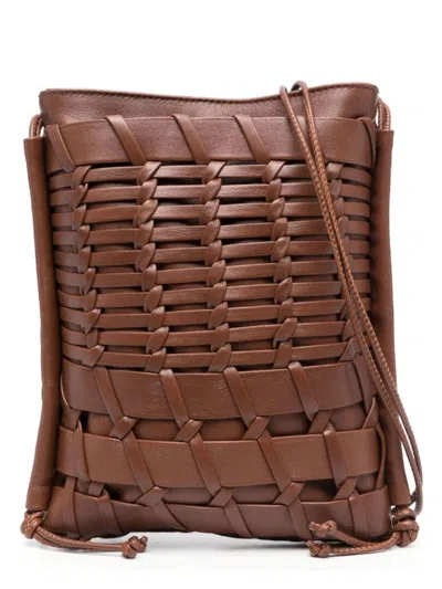 HEREU WOMEN'S TRENA LEATHER CROSSBODY BAG