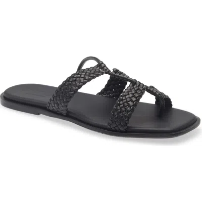 Hereu Woven Strappy Sandal In Black