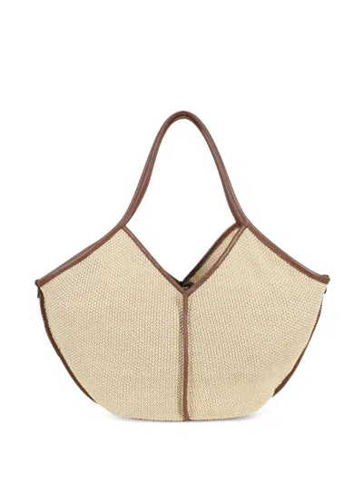 Hereu Woven Tote Bag In Neutral