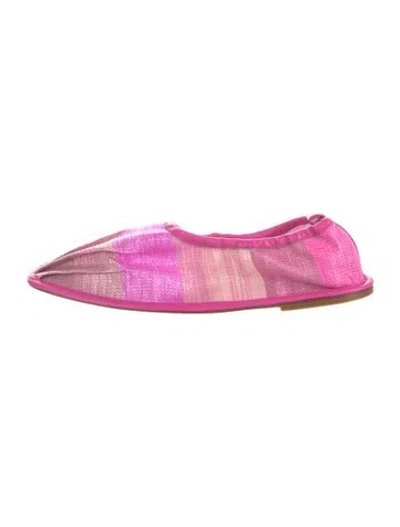 Pre-owned Hereu X Cecilie Bahnsen Ballet Flats In Pink