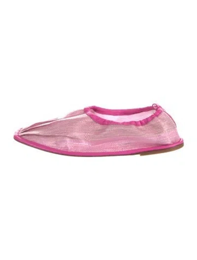 Pre-owned Hereu X Cecilie Bahnsen Ballet Flats In Pink