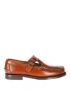 Hereu Brown Leather Derby Shoe