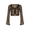 Herfetch Women's Exotic Top-multicolor