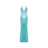 Herfetch Women's Green Lush Dress Maxi Mint