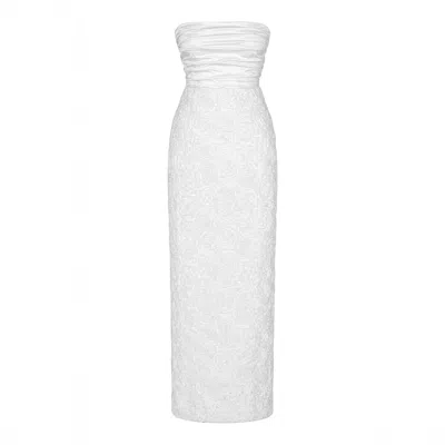 Herfetch Women's Maxi Elizabeth Dress- White