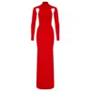 Herfetch Women's Maxi Scarlet Dress-red In Red