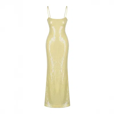 Herfetch Women's Maxi Stass Dress- Yellow