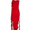 Herfetch Women's Midi Kendall Dress-red In Red