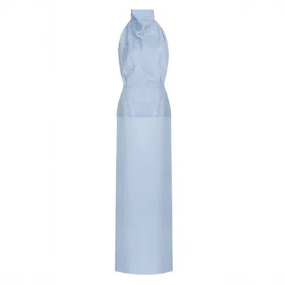 Herfetch Women's Midi Madame Dress-baby Blue