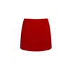 Herfetch Women's Mini Cherry On Skirt-multicolor In Red