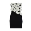 Herfetch Women's Mini Rosie Dress-black In Black