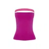 Herfetch Women's Neutrals Magenta Top-fuchsia In Pink/purple
