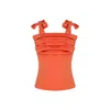 Herfetch Women's Neutrals Midi Yuzana Top-coral In Orange