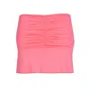 Herfetch Women's Pink / Purple Nineties's Vibes Skirt-pink In Pink/purple