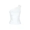 Herfetch Women's White Lotus Top-white In White