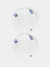 Hering Berlin Ocean Porcelain Dinner Plates - 11.5in/29cm (set Of 2) In White